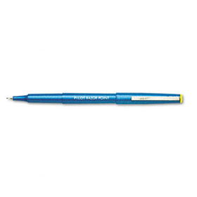 Razor Point Porous Point Stick Pen, Blue Ink, Extra Fine, Dozen