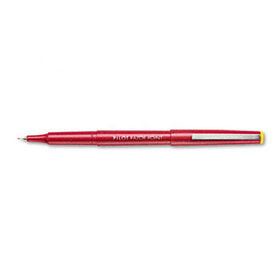 Razor Point Porous Point Stick Pen, Red Ink, Extra Fine, Dozen