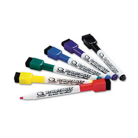 ReWritables Dry Erase Mini-Markers, Fine Point, Six Colors, 6/Setquartet 