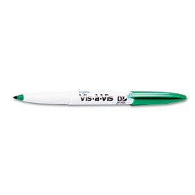 Vis--Vis Wet-Erase Marker, Fine Point, Green, Dozenexpo 