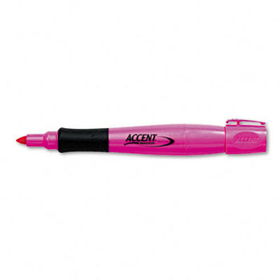 Sharpie Accent 21809 - Accent Grip Highlighters, Chisel Tip, Fluorescent Pink, 12/Pksharpie 