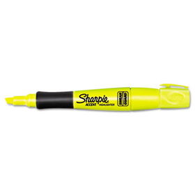 Sharpie Accent 21825 - Accent Grip Highlighters, Chisel Tip, Fluorescent Yellow, 12/Pksharpie 