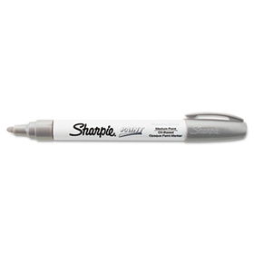 Sharpie 34938 - Permanent Paint Marker, Medium Point, Silversharpie 