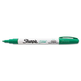 Sharpie 37304 - Permanent Paint Marker, Fine Point, Greensharpie 