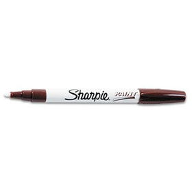 Sharpie 37307 - Permanent Paint Marker, Fine Point, Brownsharpie 