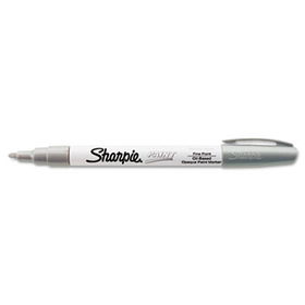 Sharpie 37338 - Permanent Paint Marker, Fine Point, Silversharpie 