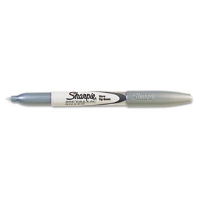 Metallic Permanent Marker, Fine Point, Metallic Silver, Dozensharpie 