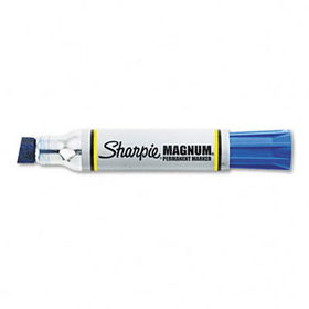 Magnum Oversized Permanent Marker, Chisel Tip, Bluesharpie 