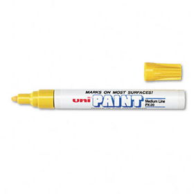 uni-Paint Marker, Medium Point, Yellowsanford 