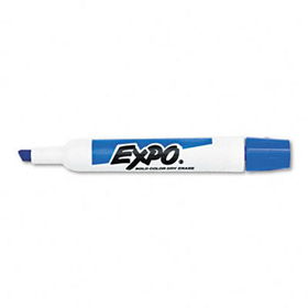 Dry Erase Marker, Chisel Tip, Blue, Dozenexpo 