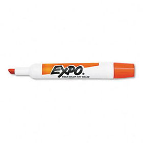 Dry Erase Marker, Chisel Tip, Orange, Dozenexpo 