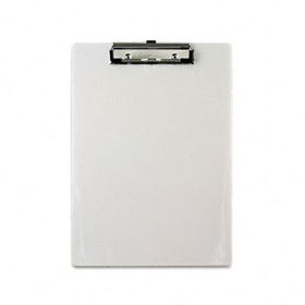 Plastic Clipboard, 1/2"" Capacity, Holds 8-1/2w x 12h, Pearlsaunders 