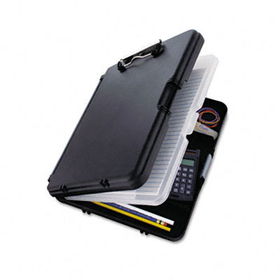 WorkMate II Storage Clipboard, 1/2"" Capacity, Holds 8-1/2w x 12h, Black/Charcoal