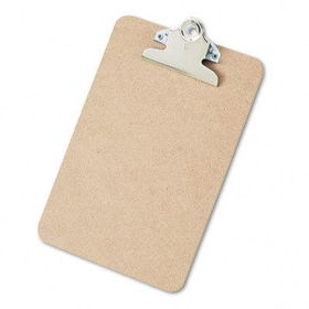 Saunders 05610 - Recycled Hardboard Clipboard, 1 Capacity, Holds 6 x 9, Brownsaunders 