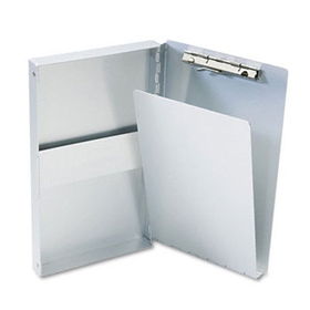 Snapak Aluminum Forms Folder, 3/8"" Capacity, Holds 5-2/3w x 9-1/2h, Silversaunders 