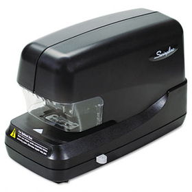 Flat Clinch Electric Stapler with Jam Release, 70-Sheet Capacity, Black