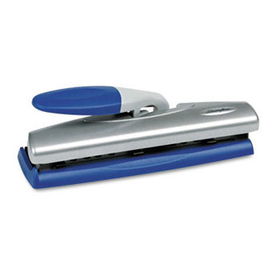 Swingline 74031 - 20-Sheet Light Touch Desktop Two- or Three-Hole Punch, 9/32 Diameter Holeswingline 