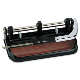 40-Sheet Heavy-Duty Lever Action Two- to Seven-Hole Punch, 11/32 Holesswingline 