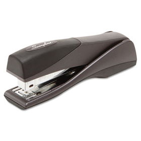 Optima Grip Full Strip Stapler, 25-Sheet Capacity, Graphite