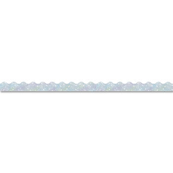 Terrific Trimmers Sparkle Border, 2 1/4"" x 39"" Panels, Silver, 10/Settrend 