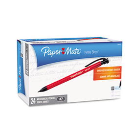 Write Bros Mechanical Pencil, 0.5 mm, Assorted, 24/Packpaper 