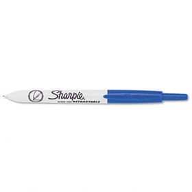 Retractable Ultra Fine Tip Permanent Marker, Bluesharpie 