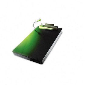 Saunders 00655 - RediMate Aluminum Clipboard w/Light, 1 Capacity, Holds 8 1/2 x 11 7/8, Blacksaunders 