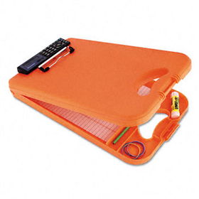 DeskMate II w/Calculator, 1/2"" Capacity, 8-1/2w x 11-3/4h, Orange