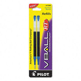 Refill for V Ball Retractable Rolling Ball Pen, Fine, Blue Inkpilot 