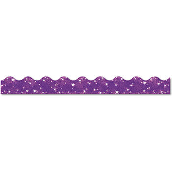 Terrific Trimmers Sparkle Border, 2 1/4"" x 39"" Panels, Purple, 10/Settrend 