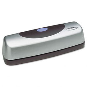 15-Sheet Electric Portable Desktop Punch, Silver/Black