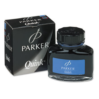 Super Quink Washable Ink for Parker Pens, 2 oz Bottle, Blueparker 