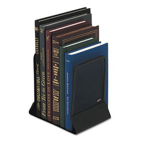 Mesh Bookends, Steel, 5 1/4 x 6 1/4 x 5, Steel, Black