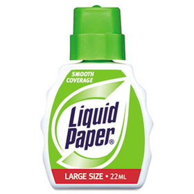 Liquid Paper 5630115 - Smooth Coverage Correction Fluid, 22 ml Bottle, White, 12/Packliquid 