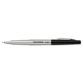 Flair Porous Point Stick Free-Flowing Liquid Pen, Black Ink, Ultra Fine, Dozenpaper 