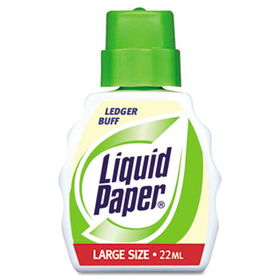 Correction Fluid, 22 ml Bottle, Ledger Buff