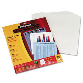 Laminating Pouches, 3mil, 11 1/2 x 9, 25/Pack