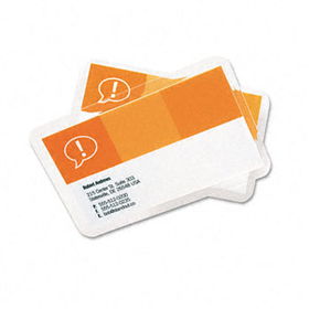 GBC 3202000 - HeatSeal Laminating Pouches, 5 mil, 2-3/16 x 3-11/16, Business Card Size, 25gbc 