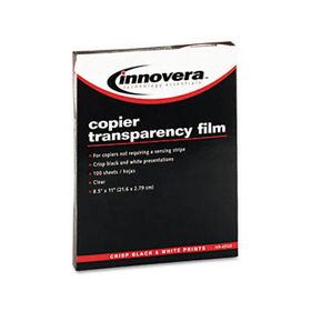 Innovera 65120 - Copier Tranparency Film, Letter, Clear, 100/Box