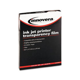 Innovera 65130 - Inkjet Transparency Film, Letter, Clear, 50/Boxinnovera 