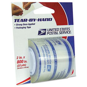 United States Postal Service 83726 - Tear-By-Hand Packaging Tape, 2 x 800, Clearunited 