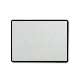 Contour Granite-Finish Tack Board, 48 x 36, Black Framequartet 