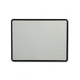 Contour Fabric Bulletin Board, 48 x 36, Gray, Plastic Graphite Framequartet 