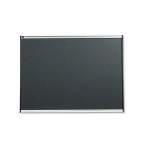 Prestige Bulletin Board, Diamond Mesh Fabric, 48 x 36, Gray/Aluminum Framequartet 