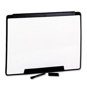 Motion Portable Dry Erase Board, 24 x 18, White, Black Frame