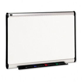 Premium Dry Erase Board, Porcelain/Steel, 36 x 24, White/Aluminum Frame