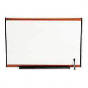 Total Dry Erase Board, 36 x 24, White, Cherry Framequartet 