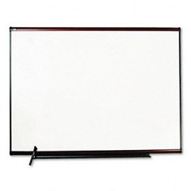 Total Dry Erase Board, 48 x 36, White, Mahogany Framequartet 