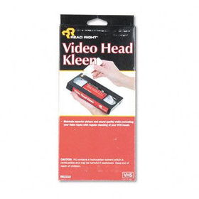 Read Right RR2216 - VHS/VCR Wet Process Video Head Kleener, 50 Uses