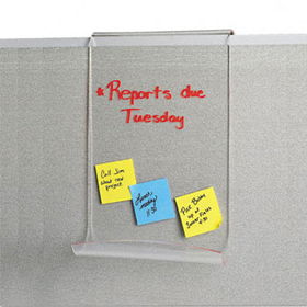 Safco 4170CL - Clear Acrylic Dry-Erase Board, 11 x 17 1/2, Clearsafco 